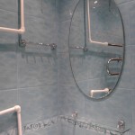 Крепление зеркала в ванной комнате